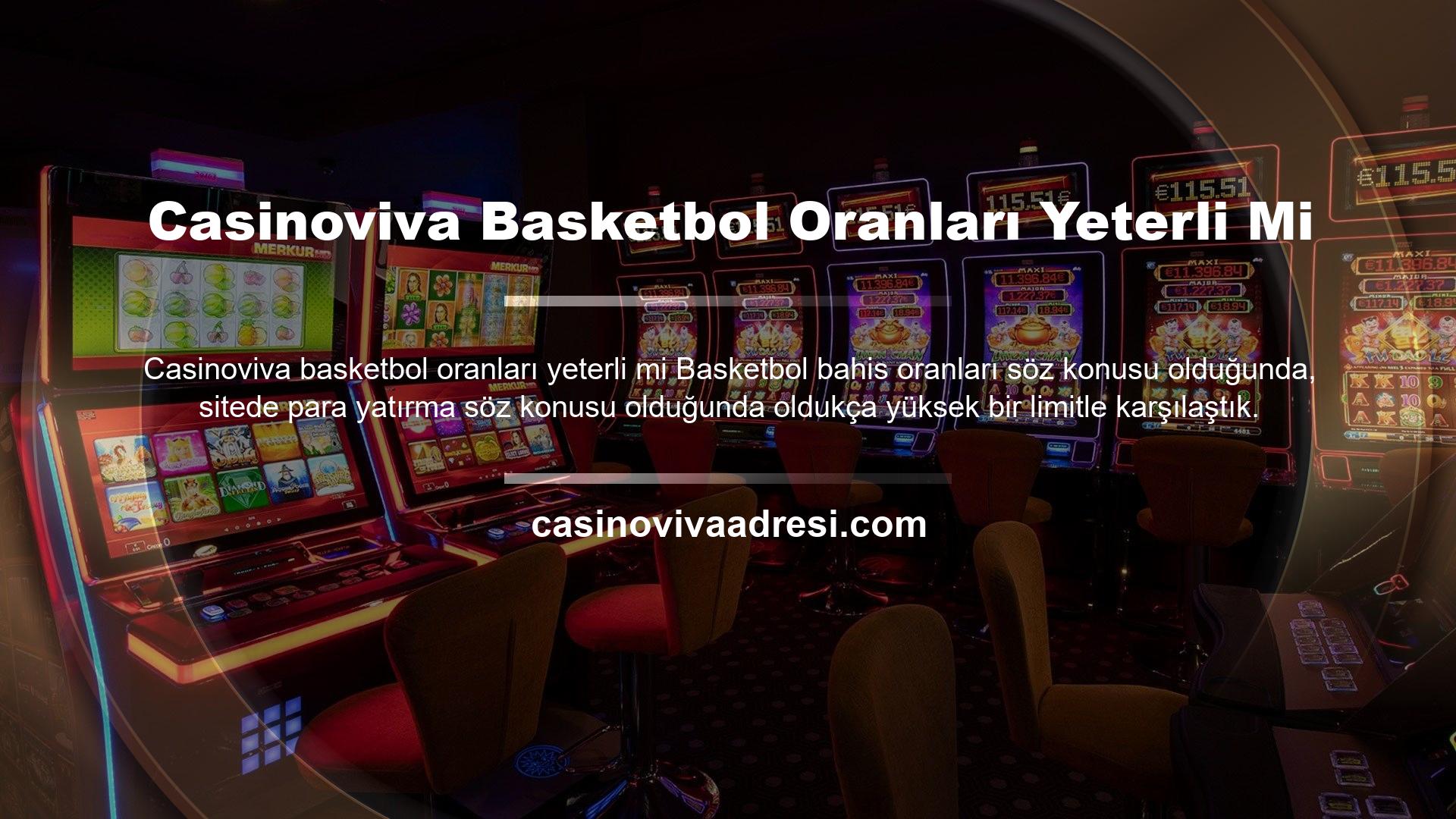 Casinoviva Basketbol Oranları Yeterli Mi
