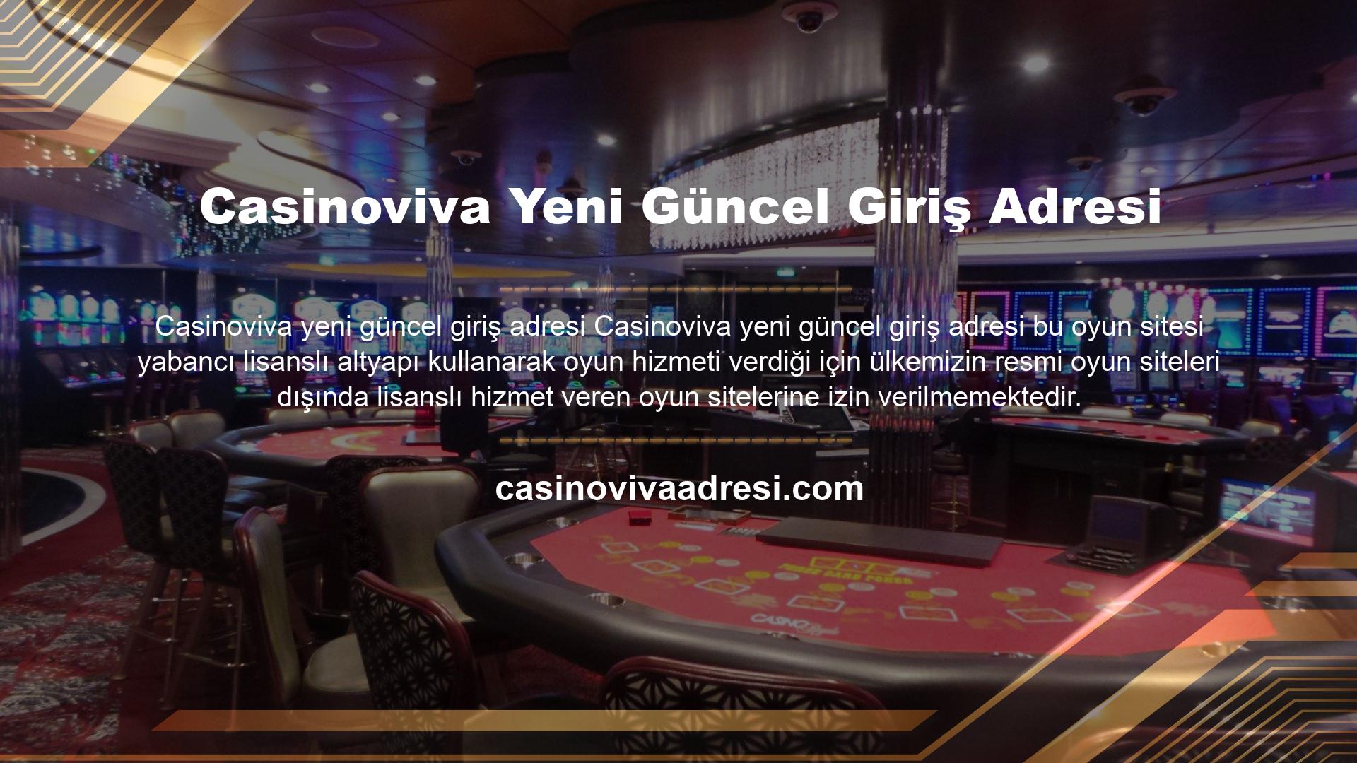 Casinoviva Yeni Güncel Giriş Adresi