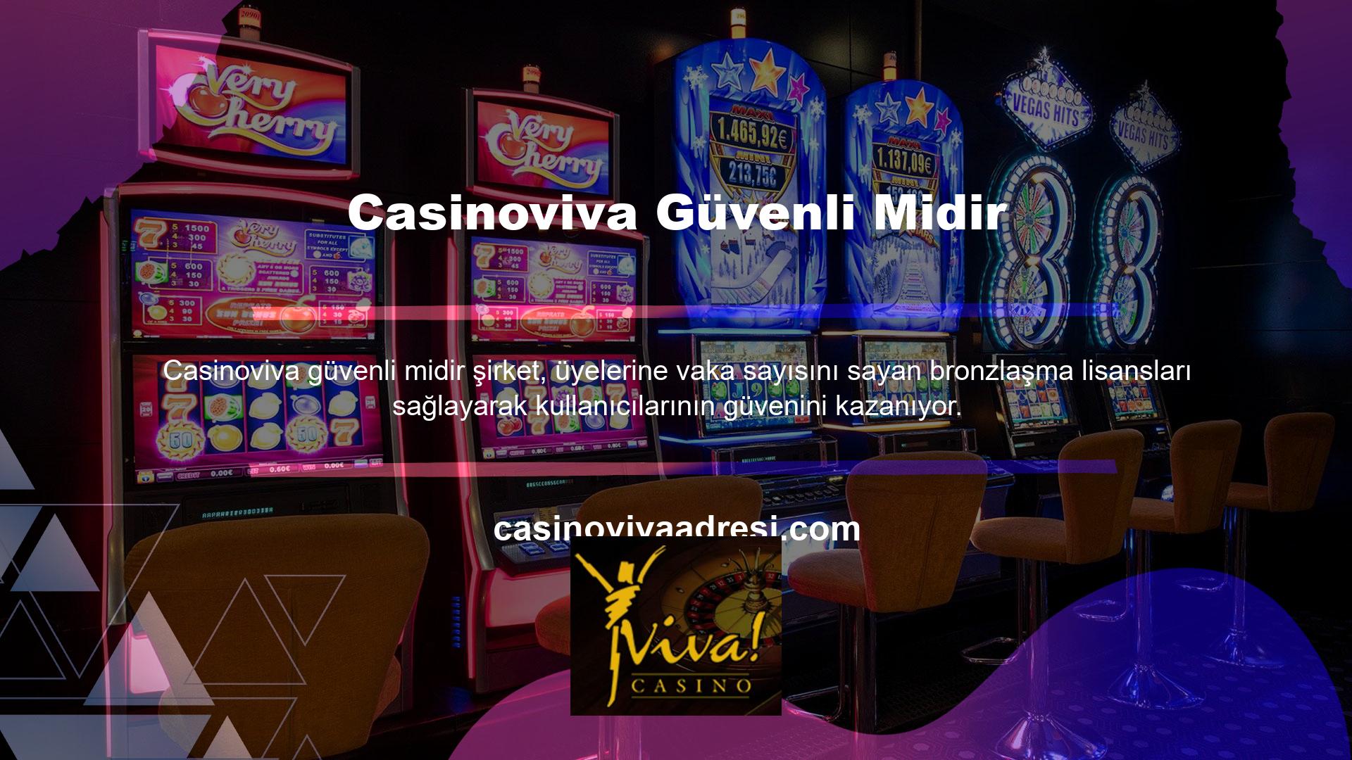 Casinoviva sağlam bir hizmet geçmişine sahiptir ve kullanıcılar için vazgeçilmez bir bahis şirketi olarak hizmet vermektedir